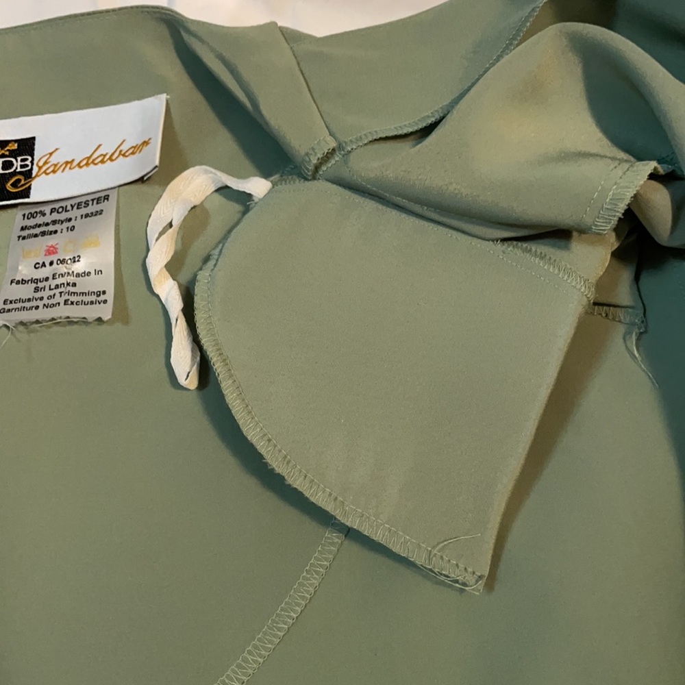 Vintage Green Pantsuit - Picture 11 of 13